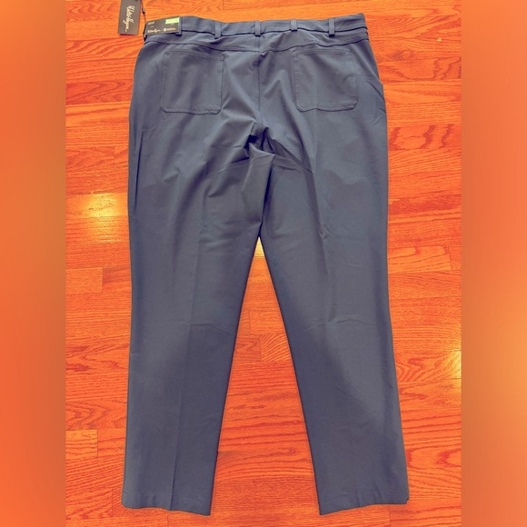 Men’s blue dress slacks, 4 way stretch, size W42, L32, excellent condition, BNWT - Picture 2 of 3